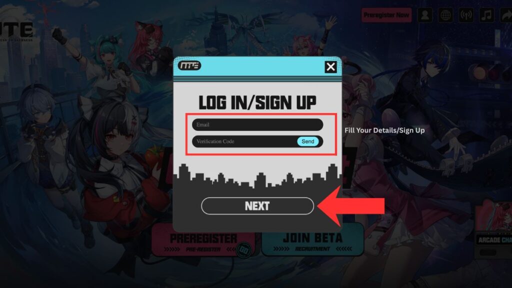 Neverness to Everness Beta Test access apply (1)