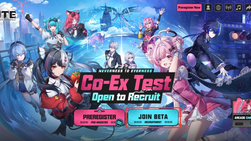 Neverness to Everness Beta Test access apply